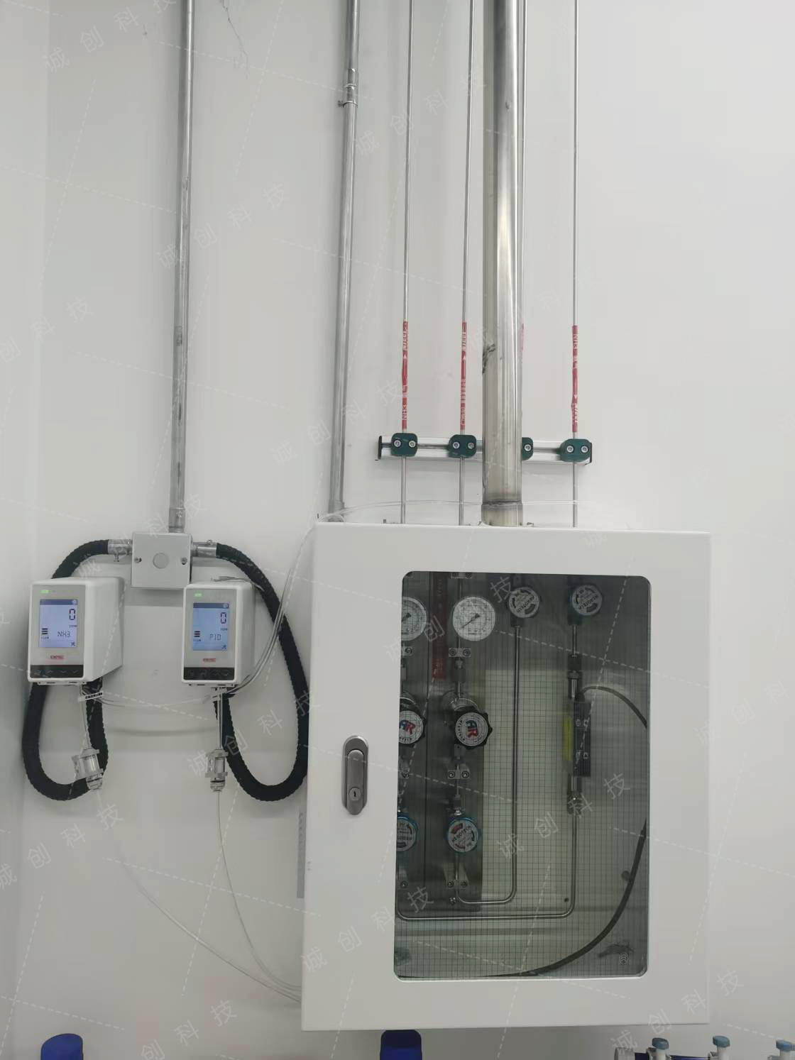 實驗室二級減壓面板和泵吸式探頭